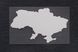 Наклейка светоотражающая INSIGHT Карта Украины, универсальный