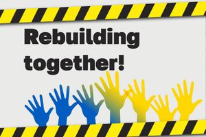 Sale and fundraiser "Rebuilding together" to help 4th families of colleagues who lost their homes