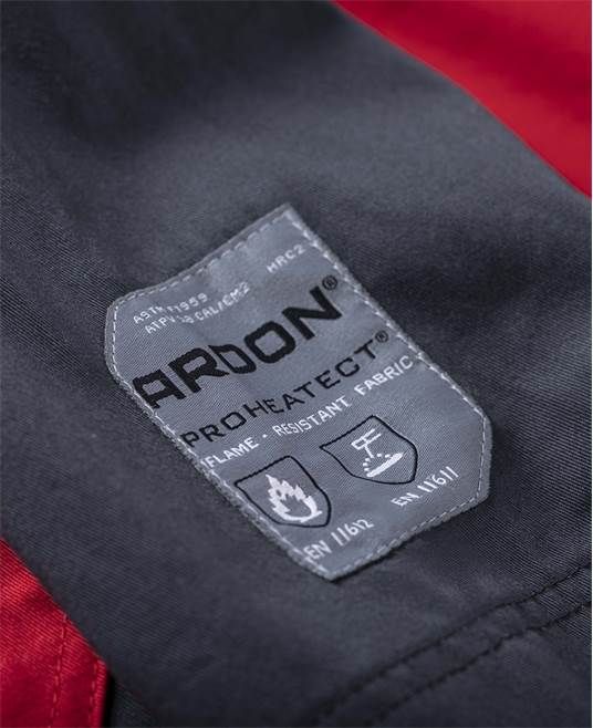 Куртка зварювальника ARDON PROHEATECT червоно-сіра фото