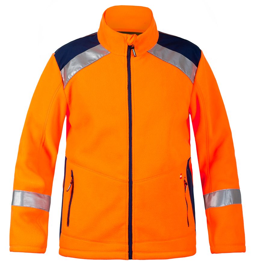 Куртка сигнальная флисовая INSIGHT FLASH оранжевая фото