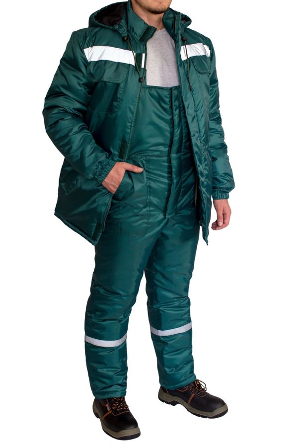 Куртка утепленная FREE WORK Эксперт темно-зеленый фото