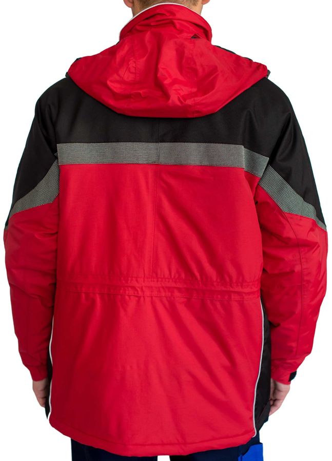 Куртка робоча утеплена MILTON червона фото