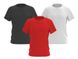 Набір з 3-х футболок 100% бавовна (будь-яке поєднання), Різнокольоровий, На вибір
