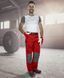 Брюки робочі 2strong червоно-сірі, червоний/сірий, 62