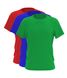 Набор из 3-х футболок синий белый красный черный зеленый 100% хлопок (любое сочетание), Разноцветный, На выбор
