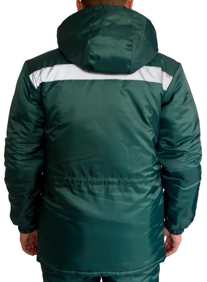 Куртка утеплена FREE WORK Експерт темно-зелена фото