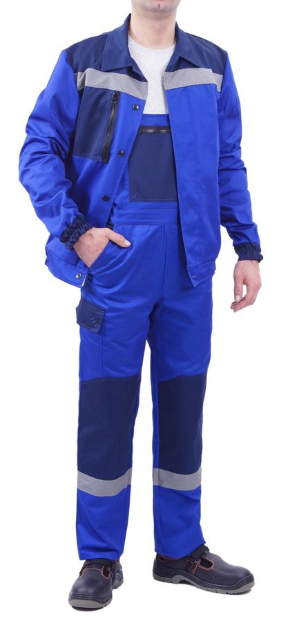 Куртка рабочая FREE WORK Стандарт синий фото