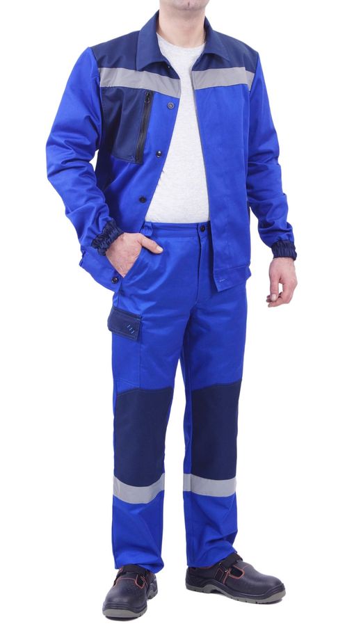 Куртка робоча FREE WORK Стандарт синій фото