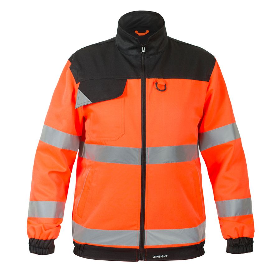 Куртка сигнальна INSIGHT FLASH помаранчево-чорна фото