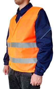 Светоотражающий жилет Free Work Absolut Reflect оранжевый фото